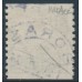 SWEDEN - 1921 10öre green Lion, perf. 2-sides, inverted lines watermark, used – Facit # 144Acc SWEDEN - 1921 10öre green Lion, perf. 2-sides, inverted lines watermark, used – Facit # 144Acc