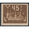 SWEDEN - 1924 45öre brown World Postal Congress, MNH – Facit # 204 SWEDEN - 1924 45öre brown World Postal Congress, MNH – Facit # 204