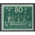 SWEDEN - 1924 80öre blue-green World Postal Congress, MNH – Facit # 207 SWEDEN - 1924 80öre blue-green World Postal Congress, MNH – Facit # 207