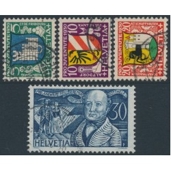 SWITZERLAND - 1930 Pro Juventute set of 4, used – Michel # 241-244