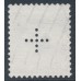 SWITZERLAND - 1937 30c ultramarine Landscape, grilled paper, official cross perfin., used – Michel # D25z