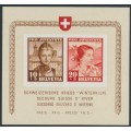 SWITZERLAND - 1941 Pro Juventute M/S, MNH – Michel # Block 6