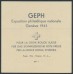 SWITZERLAND - 1943 GEPH Stamp Exhibition M/S, MNH – Michel # Block 10