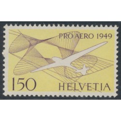 SWITZERLAND - 1949 1.50Fr yellow/violet Pro Aero, MNH – Michel # 518