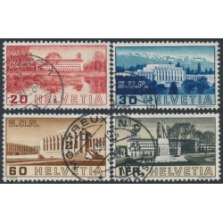 SWITZERLAND - 1938 International Organisations set of 4, used – Michel # 321-324