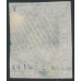 SWITZERLAND - 1854 10Rp blue Helvetia (2nd Munich printing), used – Zumstein # 23A