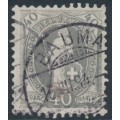SWITZERLAND - 1882 40c grey Helvetia, perf. 11¾:11¾, used – Zumstein # 69A SWITZERLAND - 1882 40c grey Helvetia, perf. 11¾:11¾, used – Zumstein # 69A
