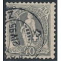 SWITZERLAND - 1891 40c grey Helvetia, perf. 11½:11, used – Zumstein # 69C SWITZERLAND - 1891 40c grey Helvetia, perf. 11½:11, used – Zumstein # 69C