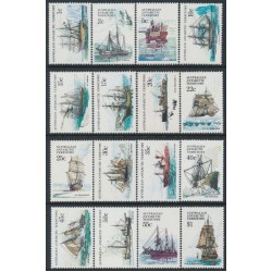 AUSTRALIA / AAT - 1979-1981 Ships & Boats complete set of 16, MNH – SG # 37-52