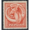 PAPUA - 1932 2d red Bird of Paradise, MNH – SG # 133 PAPUA - 1932 2d red Bird of Paradise, MNH – SG # 133
