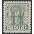 PAPUA - 1932 1/- dull blue-green Ceremonial Platform, MNH – SG # 139 PAPUA - 1932 1/- dull blue-green Ceremonial Platform, MNH – SG # 139