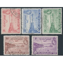 PAPUA - 1938 Anniversary of British Possession set of 5, used – SG # 158-162 