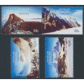 AUSTRALIA / AAT - 2013 Mountains set of 4, MNH – SG # 224a + 226-227 AUSTRALIA / AAT - 2013 Mountains set of 4, MNH – SG # 224a + 226-227