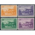 NORFOLK ISLAND - 1956 ½d to 2d Ball Bay set of 4 on white paper, MH – SG # 1a-4a