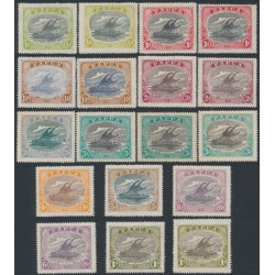 PAPUA / BNG - 1916 ½d to 1/- Lakatois set + shades, MH – SG # 93-102