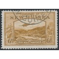 NEW GUINEA - 1939 6d bistre-brown Bulolo Goldfields, used – SG # 219 NEW GUINEA - 1939 6d bistre-brown Bulolo Goldfields, used – SG # 219