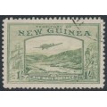 NEW GUINEA - 1939 1/- pale blue-green Bulolo Goldfields, used – SG # 221 NEW GUINEA - 1939 1/- pale blue-green Bulolo Goldfields, used – SG # 221