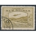NEW GUINEA - 1939 5/- olive-brown Bulolo Goldfields, used – SG # 223 NEW GUINEA - 1939 5/- olive-brown Bulolo Goldfields, used – SG # 223