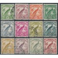 NEW GUINEA - 1932 1d to 2/- Bird of Paradise set of 12, no dates, used – SG # 177-186 NEW GUINEA - 1932 1d to 2/- Bird of Paradise set of 12, no dates, used – SG # 177-186