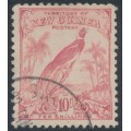 NEW GUINEA - 1932 10/- pink Bird of Paradise, without dates, used – SG # 188 NEW GUINEA - 1932 10/- pink Bird of Paradise, without dates, used – SG # 188