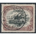 PAPUA - 1908 2/6 black/brown Lakatoi, o/p small Papua, perf. OS, used – SG # O1