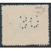 PAPUA - 1908 1/- black/orange Lakatoi, perf. 12½, upright wmk, perf. OS, used – SG # O13