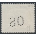 PAPUA - 1908 ½d black/green Lakatoi, perf. 11, sideways wmk, perf. OS, used – SG # O14