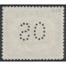 PAPUA - 1908 6d black/green Lakatoi, perf. 11, sideways wmk, perf. OS, used – SG # O19