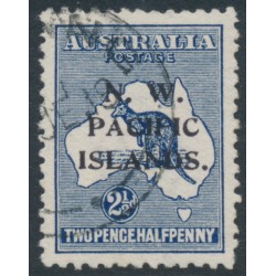 AUSTRALIA / NWPI - 1915 2½d indigo Kangaroo, 1st watermark, used – SG # 74