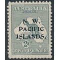 AUSTRALIA / NWPI - 1915 2d grey Kangaroo, 2nd watermark, MNH – SG # 86