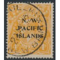 AUSTRALIA / NWPI - 1919 4d orange KGV, single watermark, used – SG # 104