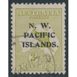 AUSTRALIA / NWPI - 1919 3d olive Kangaroo, die I, 3rd watermark, used – SG # 109