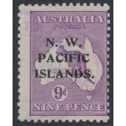 AUSTRALIA / NWPI - 1919 9d violet Kangaroo, die IIB, 3rd watermark, used – SG # 112 AUSTRALIA / NWPI - 1919 9d violet Kangaroo, die IIB, 3rd watermark, used – SG # 112