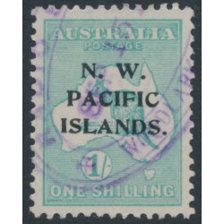 AUSTRALIA / NWPI - 1919 1/- emerald Kangaroo, die II, 3rd watermark, used – SG # 113 AUSTRALIA / NWPI - 1919 1/- emerald Kangaroo, die II, 3rd watermark, used – SG # 113