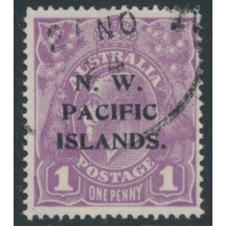 AUSTRALIA / NWPI - 1922 1d violet KGV, single watermark, used – SG # 120 AUSTRALIA / NWPI - 1922 1d violet KGV, single watermark, used – SG # 120
