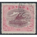 PAPUA / BNG - 1919 2/6 maroon/pale pink Lakatoi, used – SG # 103