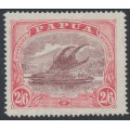 PAPUA / BNG - 1927 2/6 maroon/bright pink Lakatoi, MH – SG # 103a