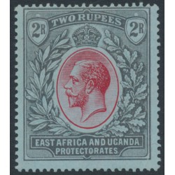 EAST AFRICA - 1912 2R red/black on blue KGV, MH – SG # 54