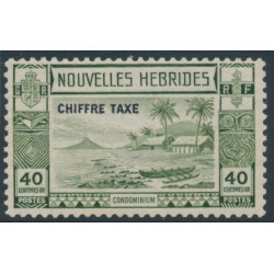 NEW HEBRIDIES - 1938 40c grey-olive Postage Dues, MNH – SG # FD68