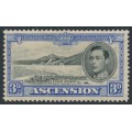 ASCENSION - 1938 3d black/ultramarine Long Beach, MH – SG # 42 ASCENSION - 1938 3d black/ultramarine Long Beach, MH – SG # 42