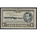 ASCENSION - 1938 1/- black/sepia Georgetown, perf. 13½, MNH – SG # 44 ASCENSION - 1938 1/- black/sepia Georgetown, perf. 13½, MNH – SG # 44