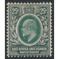 EAST AFRICA - 1907 25c grey-green/black KEVII definitive, MH – SG # 40 EAST AFRICA - 1907 25c grey-green/black KEVII definitive, MH – SG # 40