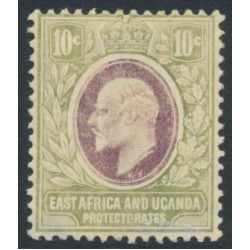 EAST AFRICA - 1907 10c lilac/olive KEVII definitive, MH – SG # 37