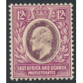 EAST AFRICA - 1907 12c purple KEVII definitive, MH – SG # 38