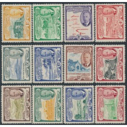 ST KITTS-NEVIS - 1952 1c to $4.80 KGVI definitives set of 12, MH – SG # 94-105