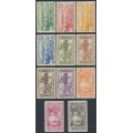NEW HEBRIDIES - 1953 5c to 5Fr Island Scenes set of 11, MH – SG # 68-78