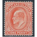 FALKLAND IS - 1904 1d vermilion KEVII definitive, MH – SG # 44 FALKLAND IS - 1904 1d vermilion KEVII definitive, MH – SG # 44