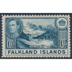 FALKLAND IS - 1938 1/- dull blue Mount Sugar Top, MNH – SG # 158b