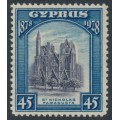 CYPRUS - 1928 45pi blue/violet St Nicholas Cathedral, MH – SG # 131