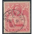 ST HELENA - 1923 1½d rose-red Badge of St. Helena, used – SG # 99 ST HELENA - 1923 1½d rose-red Badge of St. Helena, used – SG # 99
